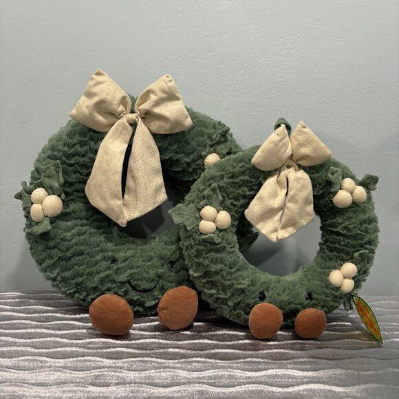 RARE Jellycat Little Amuseable Gold Wreath BNWT - Picture 2 of 5